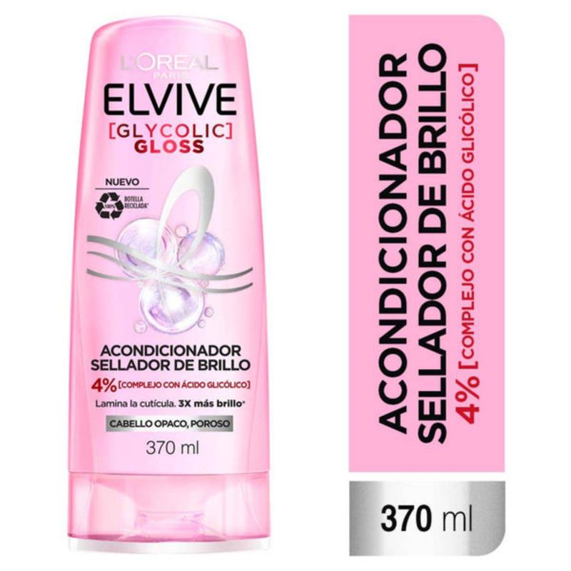 ELVIVE - Elvive  Acondicionador Glycolic Gloss 370 ml.-