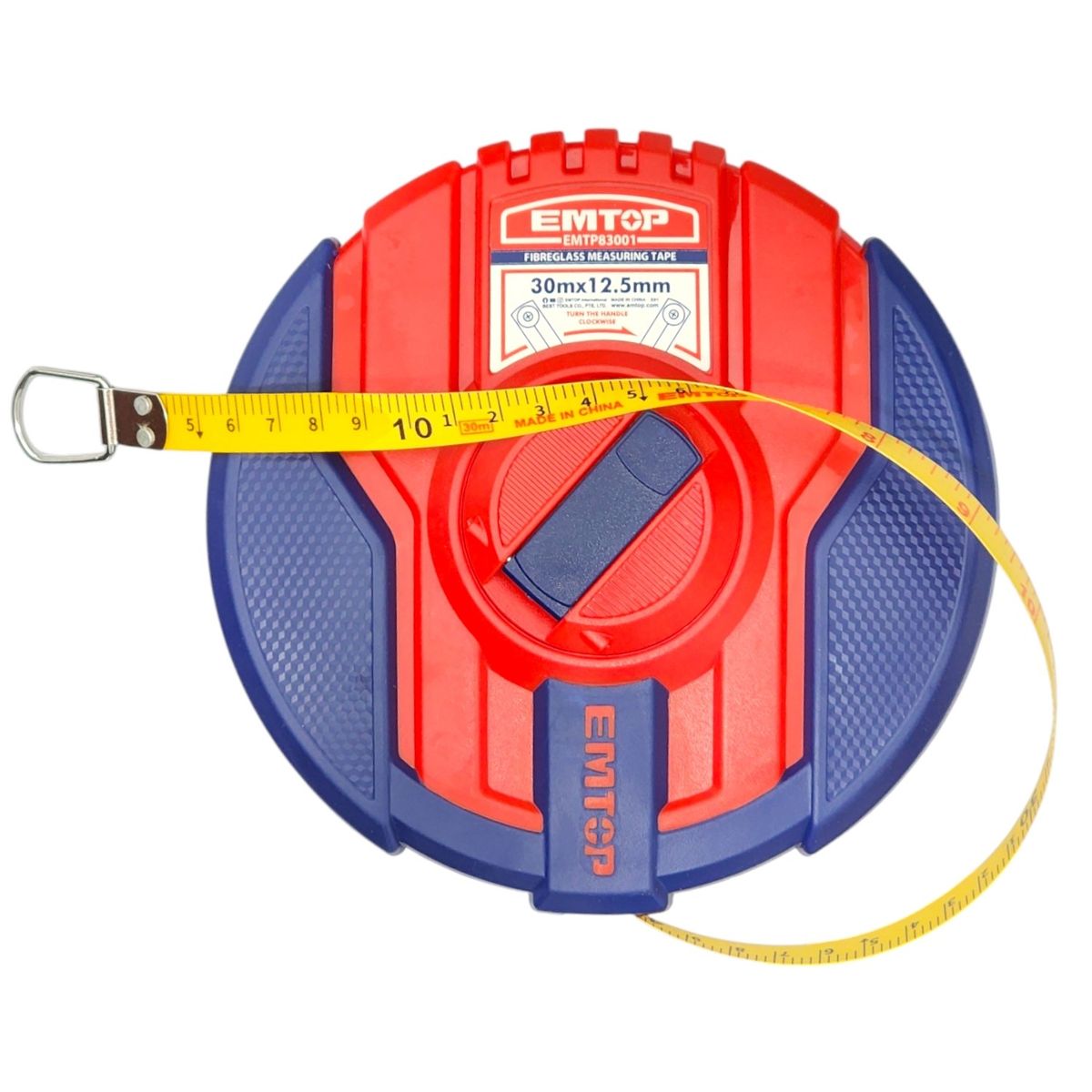 EMTOP - Cinta Métrica Fibra de Vidrio 30mt x 125mm Emtop EMTP83001