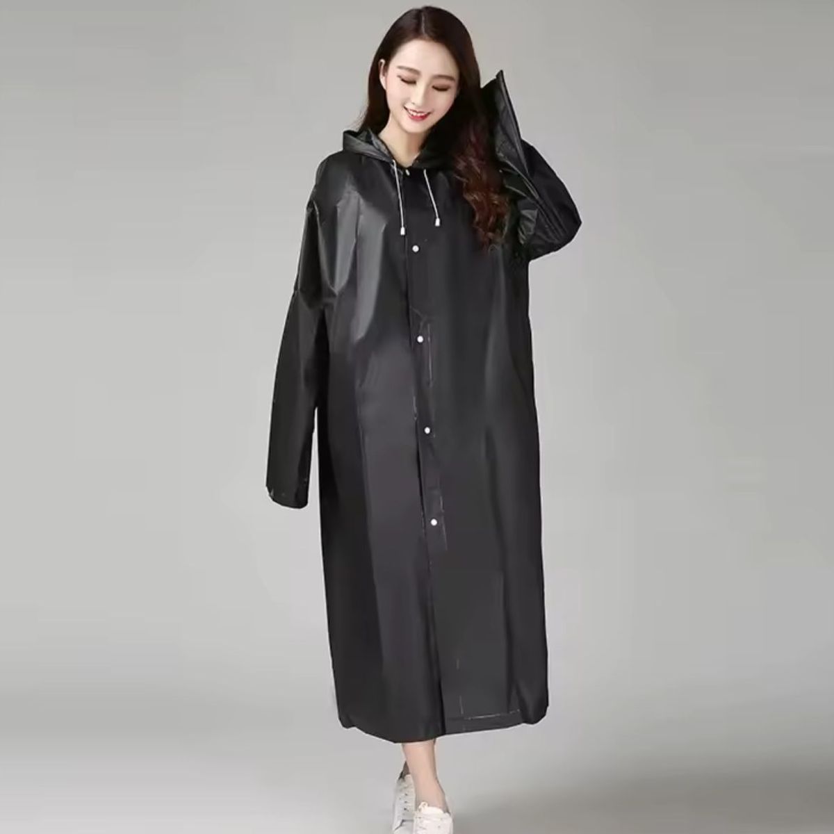 GENERICO - Poncho Impermeable Capa Lluvia Viento Standar Gorro