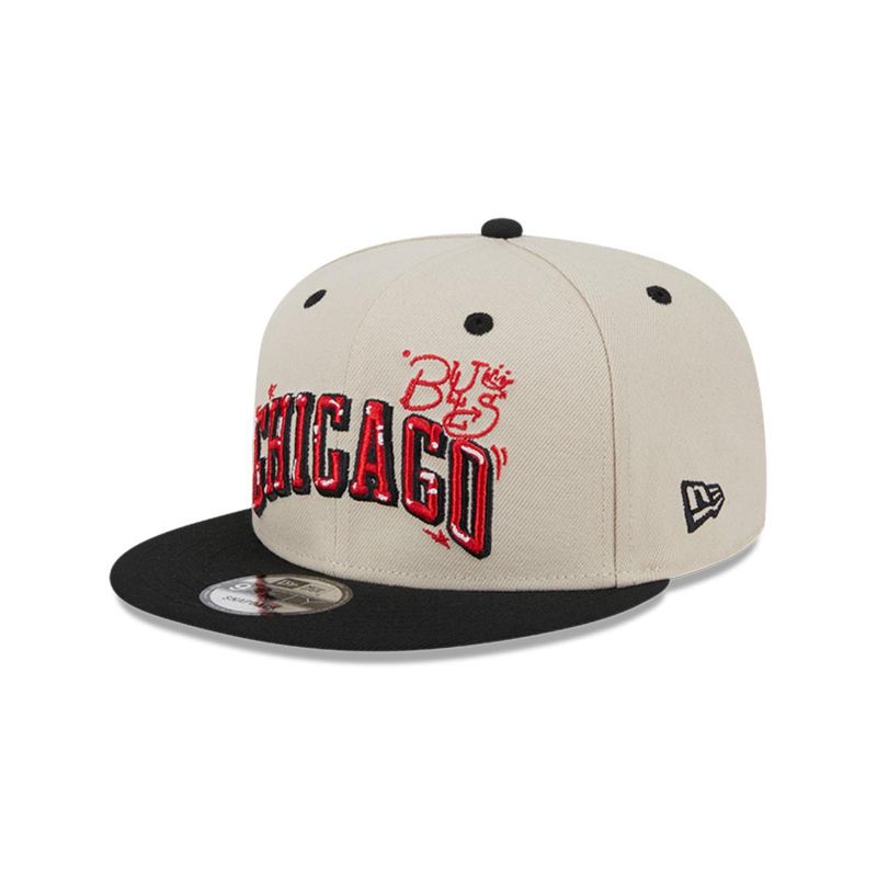 NEW ERA - Gorra 9Fifty Chicago Bulls NBA Team Art Med Beige