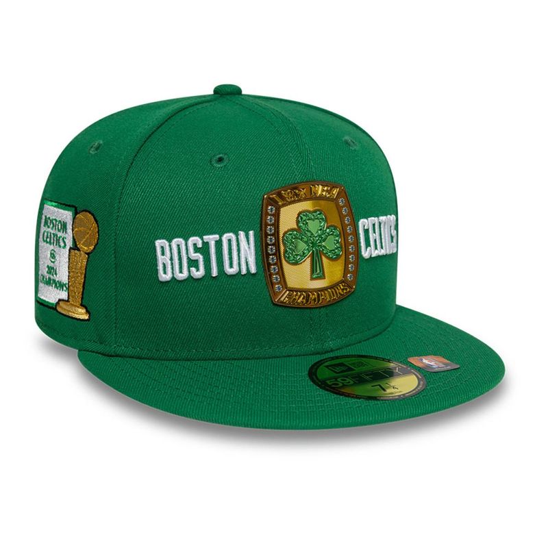 NEW ERA - Gorra 59Fifty NBA Boston Celtics 18X NBA Champions Green_.