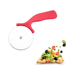 GENERICO - Cortador De Pizza Picador Rueda De Acero Inoxidable 6,8 Cm
