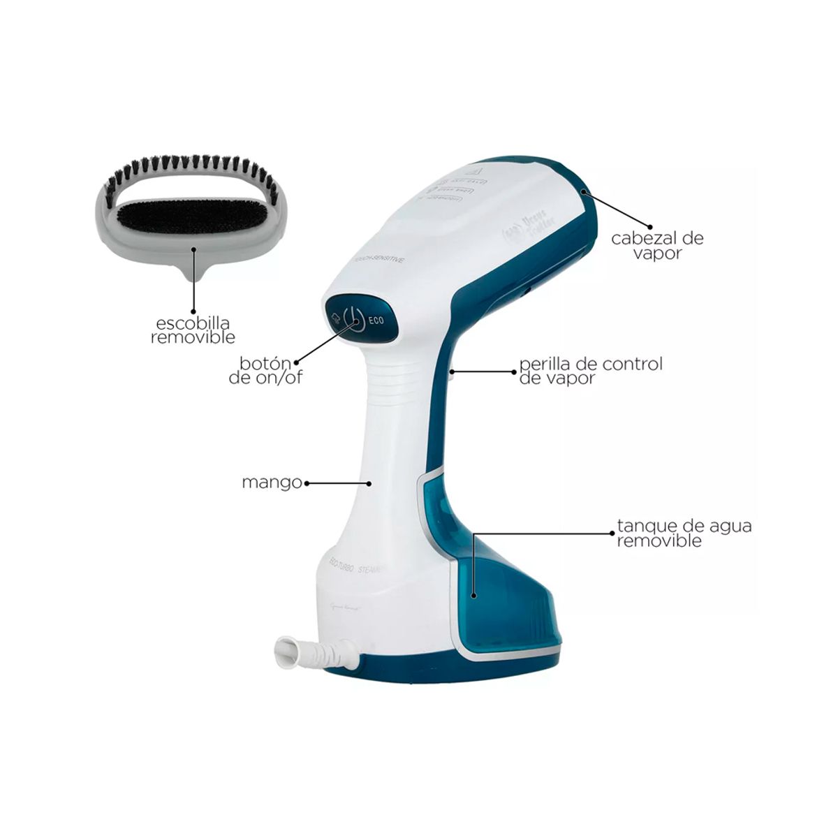 URSUS TROTTER - Plancha A Vapor Vertical Ursus Trotter Ut-turbosteamer Color Celeste