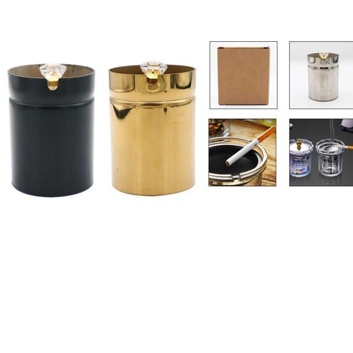 GENERICO - Cenicero De Metal  para auto