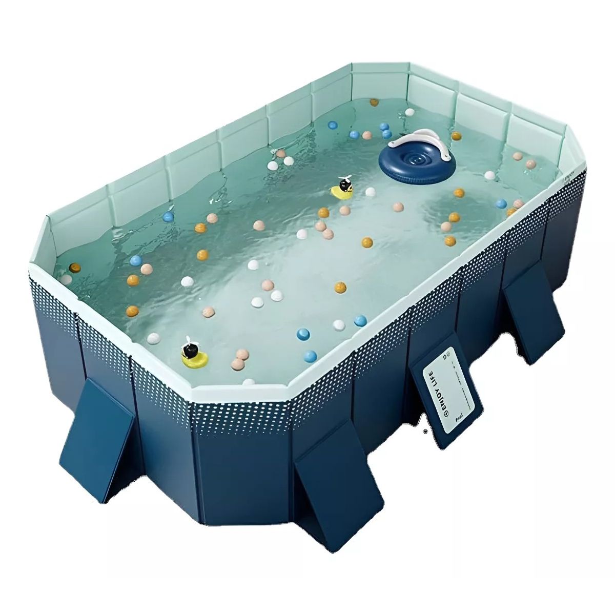 MUNDO MAGIA - Piscina Alberca Rectangular 260 Cm Para Niños 5+ Años ﻿