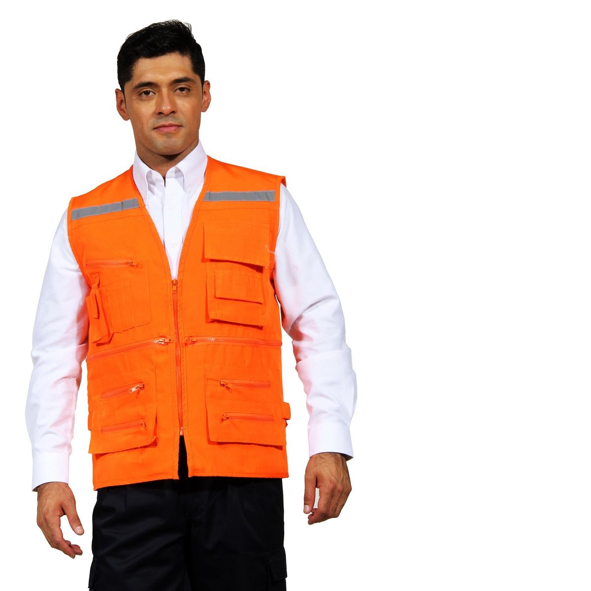 90 GRADOS - CHALECO GEOLOGO NARANJO UNISEX