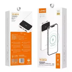 GENERICO - POWERBANK CON CARGADOR INALAMBRICO 22.5W 10000mAh