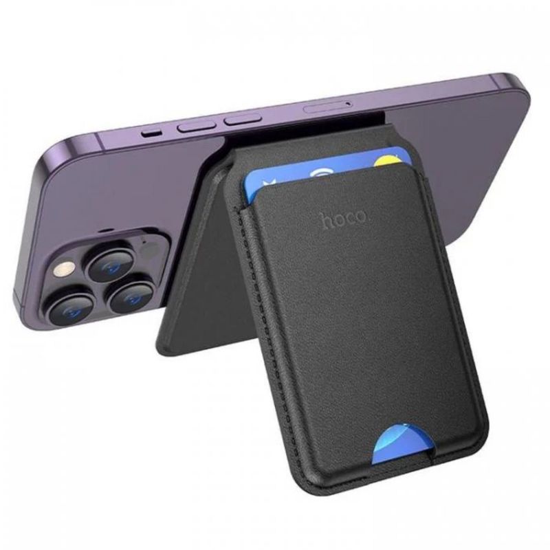 HOCO - Tarjetero Magnetico Para iPhone con soporte - Hoco