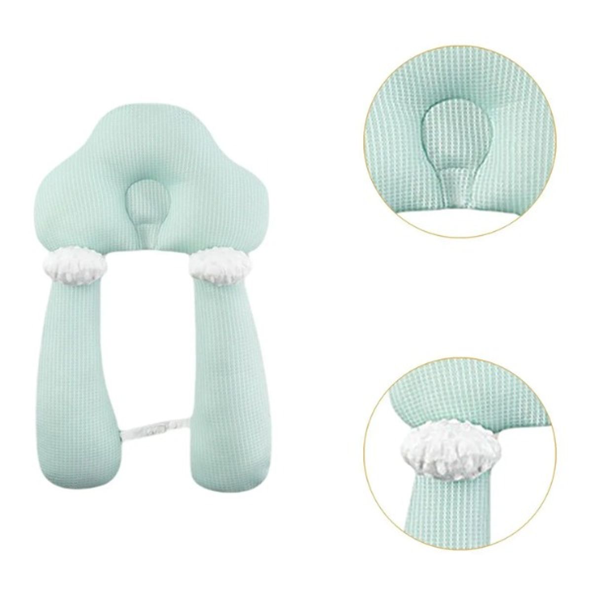 GENERICO - Cama Cojín Nido Colecho De Algodón + Almohada Reforzado