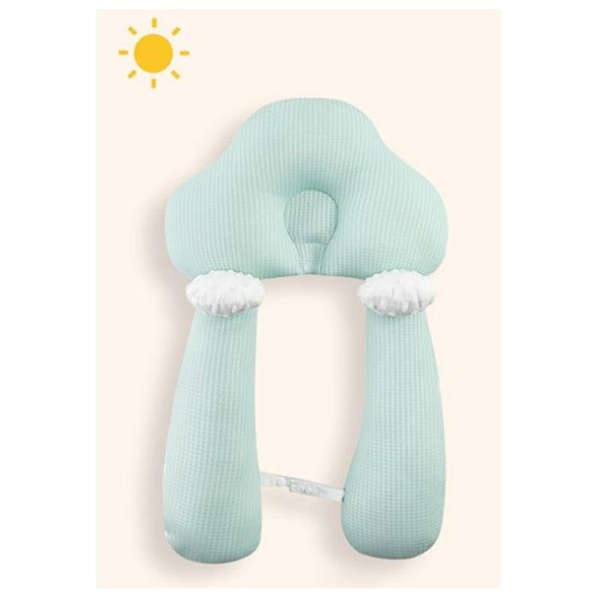 GENERICO - Cama Cojín Nido Colecho De Algodón + Almohada Reforzado