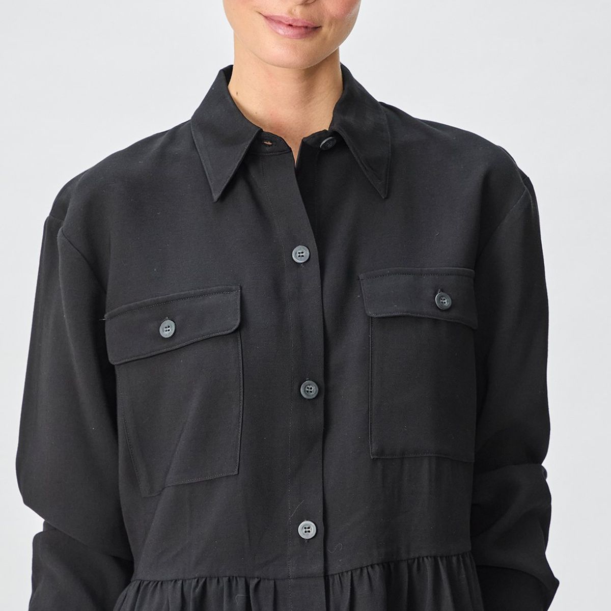 IO - Tapado Abierto Negro Mujer Io