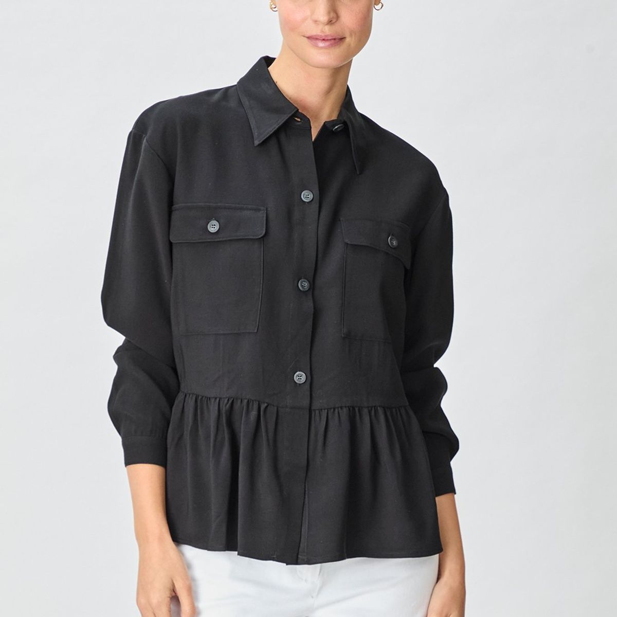 IO - Tapado Abierto Negro Mujer Io