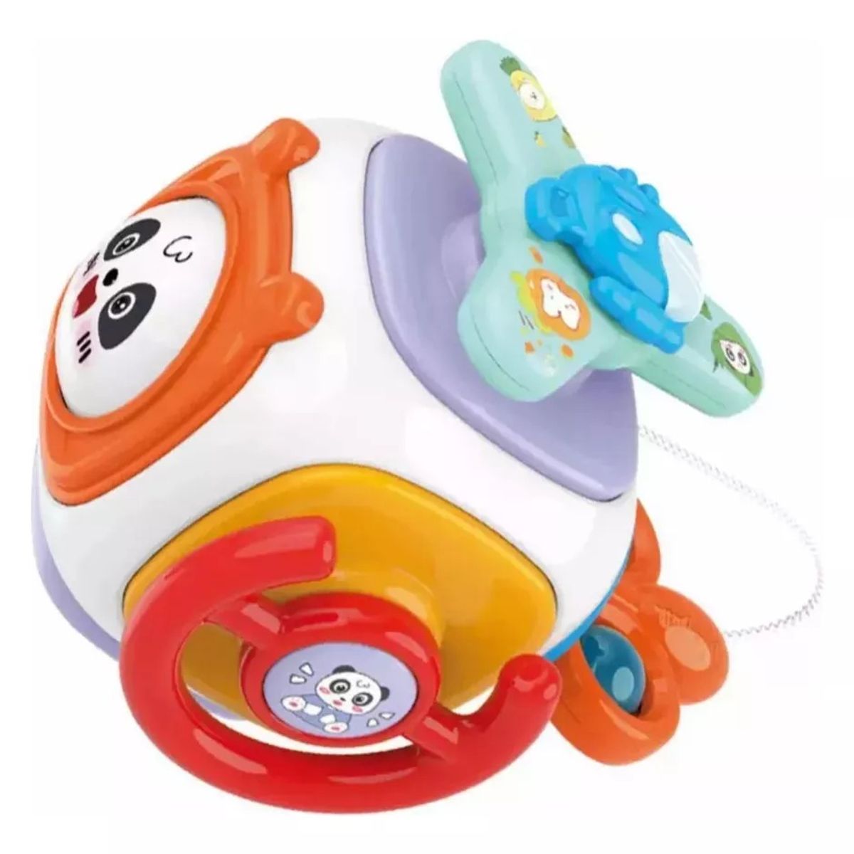 GENERICO - Juguete Didactico Cubo Sensorial 8en1 Para Bebe