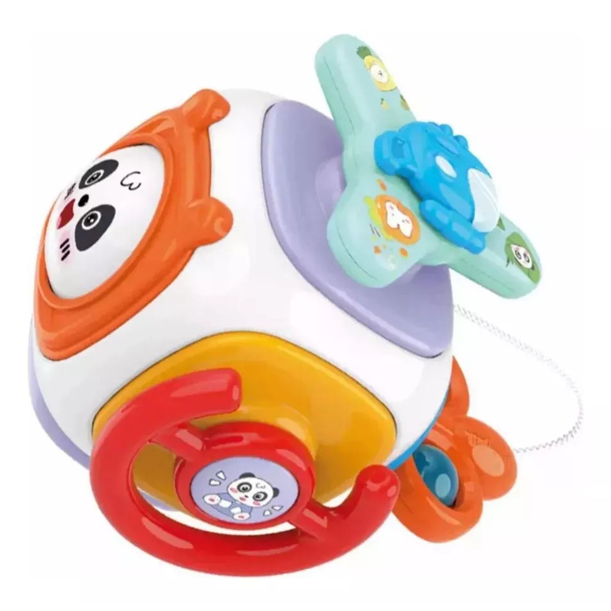 GENERICO - Juguete Didactico Cubo Sensorial 8en1 Para Bebe