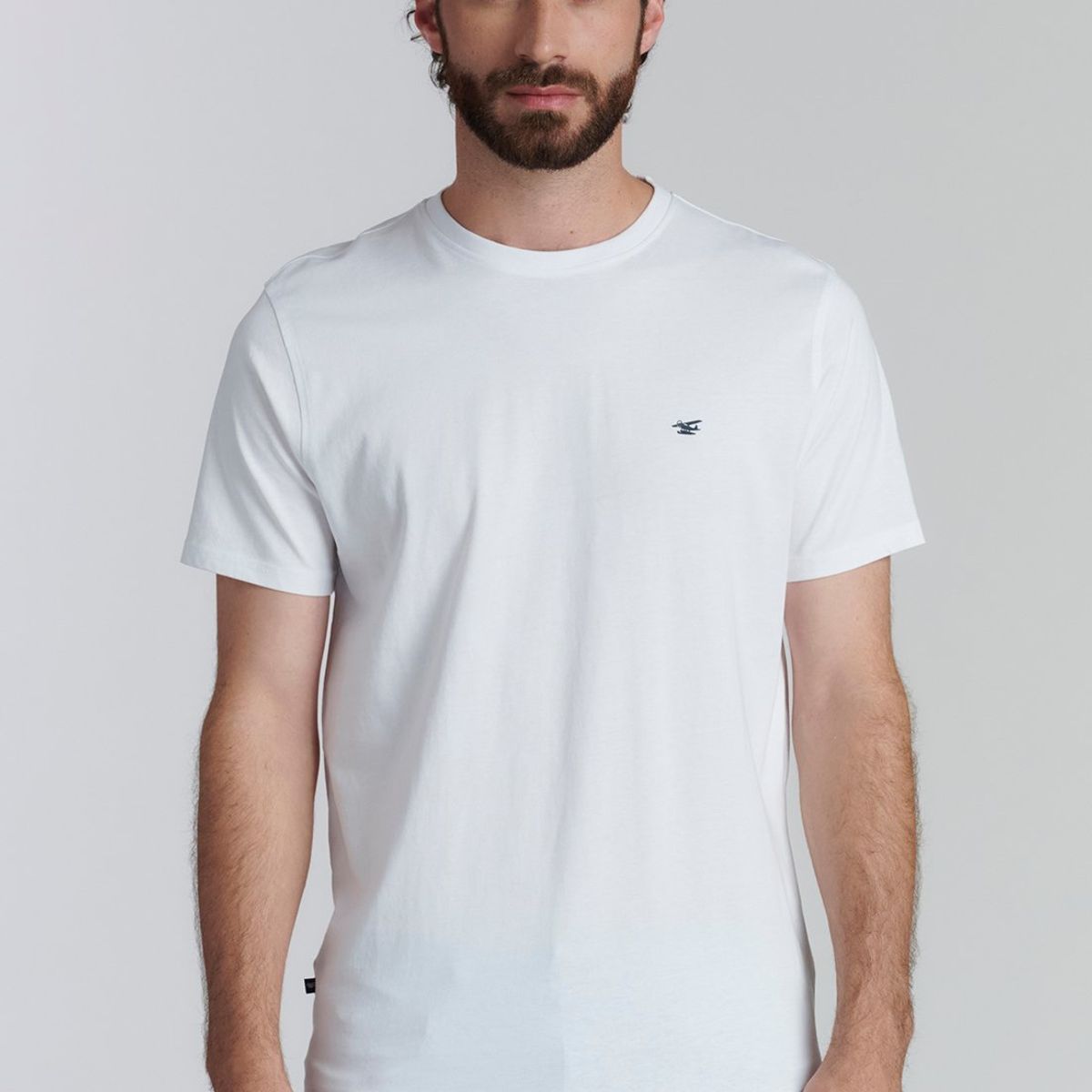 FEROUCH - Polera Básica  Maine Fr Blanco Ferouch