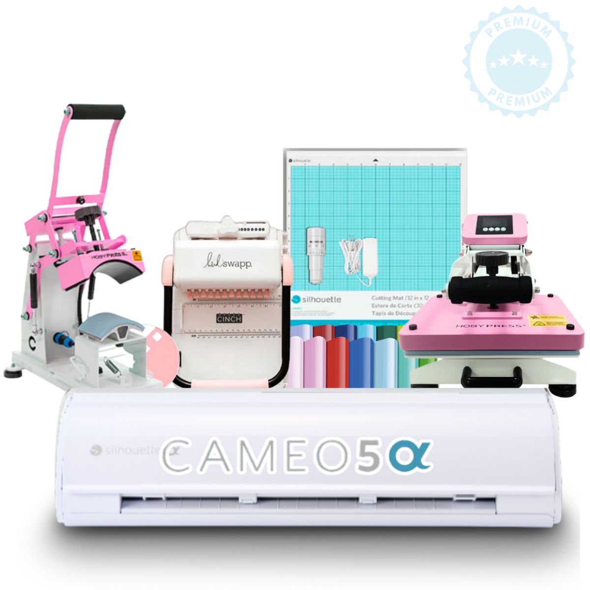 SILHOUETTE - Cameo 5 Blanca KIT FULL EMPRENDEDOR K198