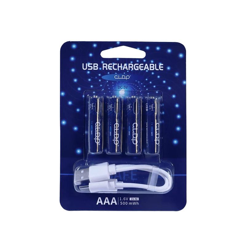 GENERICO - USB Pilas Recargables AAA De Zinc-níquel 16v Puerto Type-C