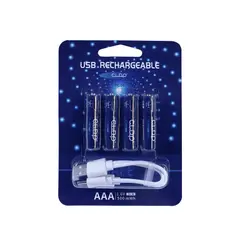 GENERICO - USB Pilas Recargables AAA De Zinc-níquel 16v Puerto Type-C