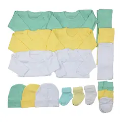 GENERICO - Pack 18 Piezas Ajuar Bebé 0a3 Meses