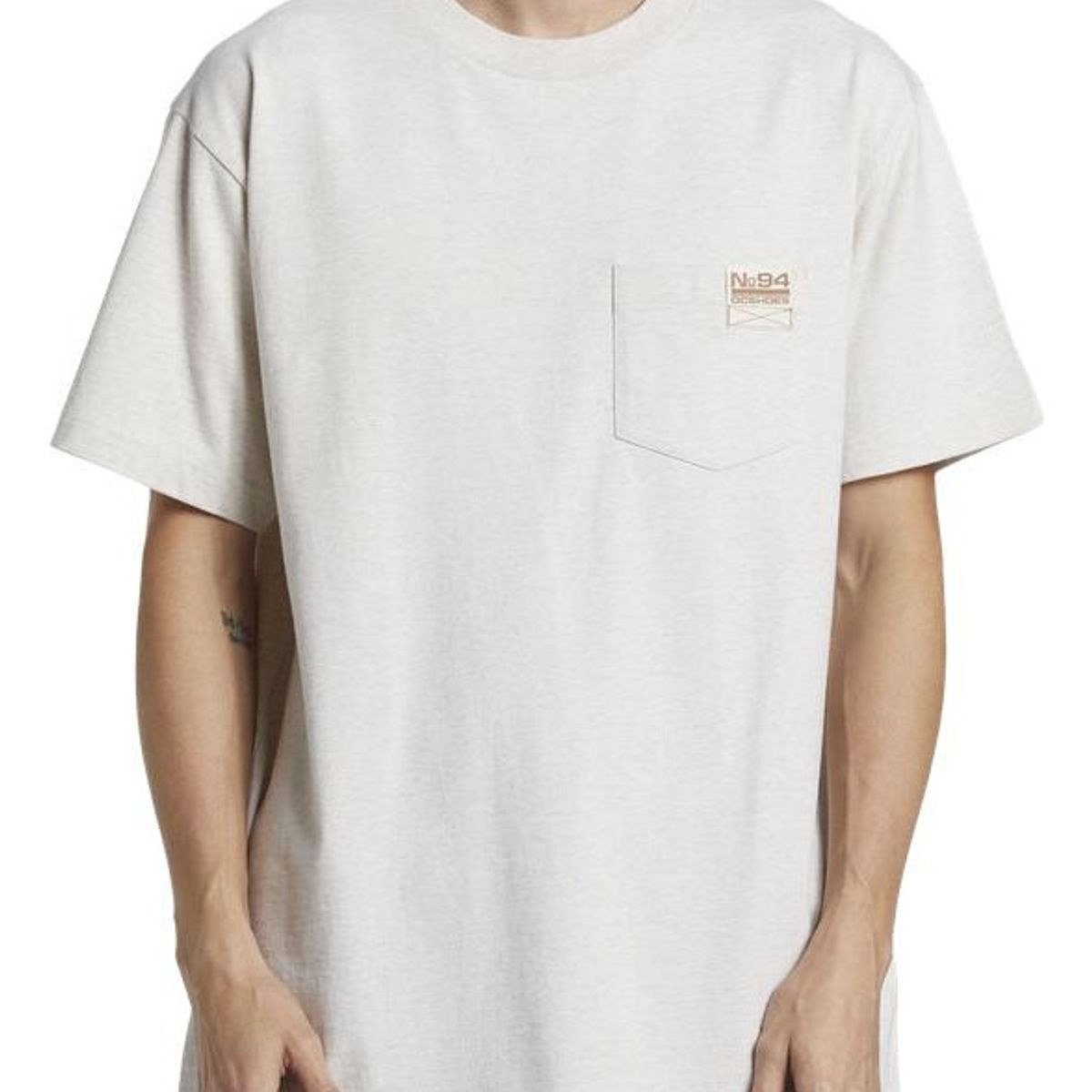 DC SHOES - Polera Hombre No 94 Worker Pocket Hss Blanco DC