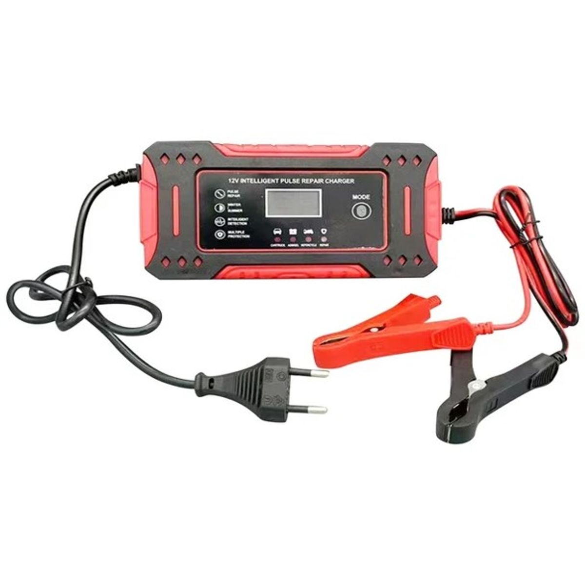 GENERICO - CARGADOR PARA BATERIAS DE 12V 06A IDEAL PARA VEHICULOS MX