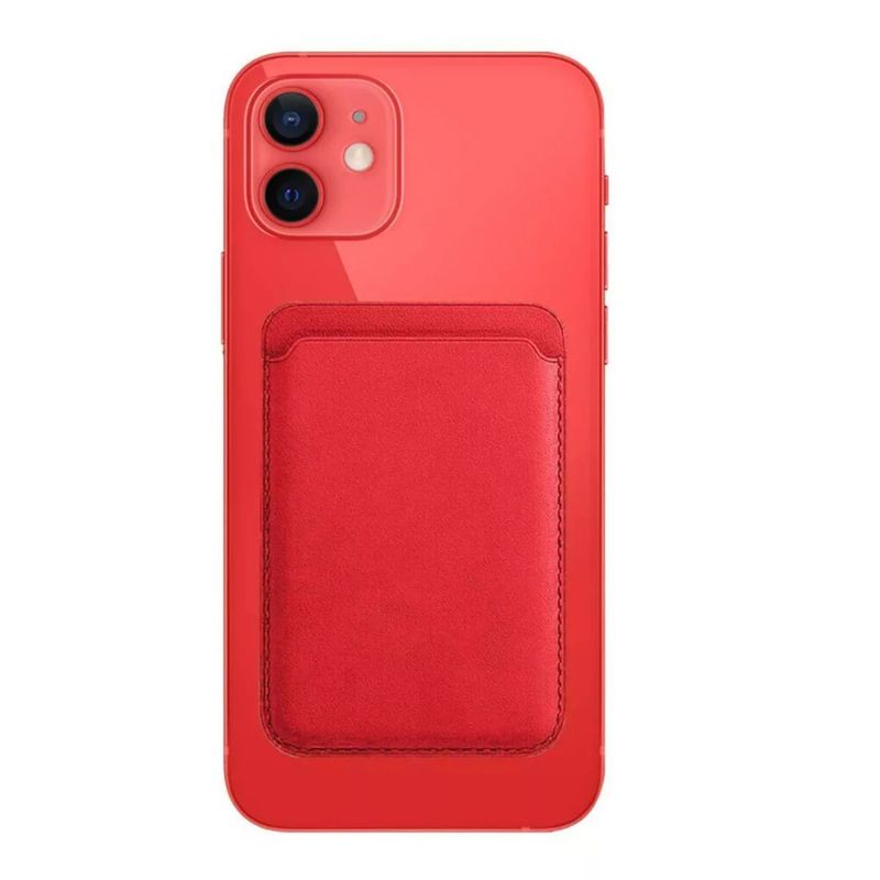 GENERICO - Tarjetero Magsafe Para iPhone 12 Leather Premium