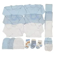 GENERICO - Pack 18 Piezas Ajuar Bebé 0a3 Meses