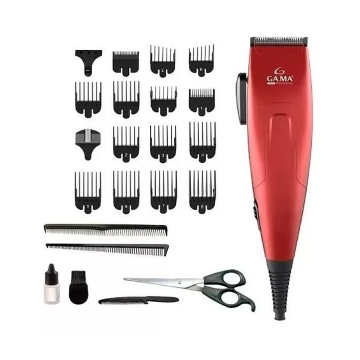 GAMA - CORTADOR DE CABELLO GAMA CLIPPER GM562 24 PIEZAS 220V