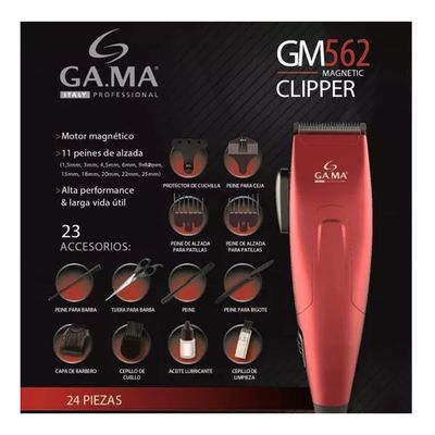 Imagen 2 del producto CORTADOR DE CABELLO CLIPPER GM562 24 PIEZAS 220V