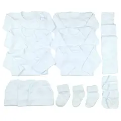 GENERICO - Pack 18 Piezas Ajuar Bebé 0a3 Meses