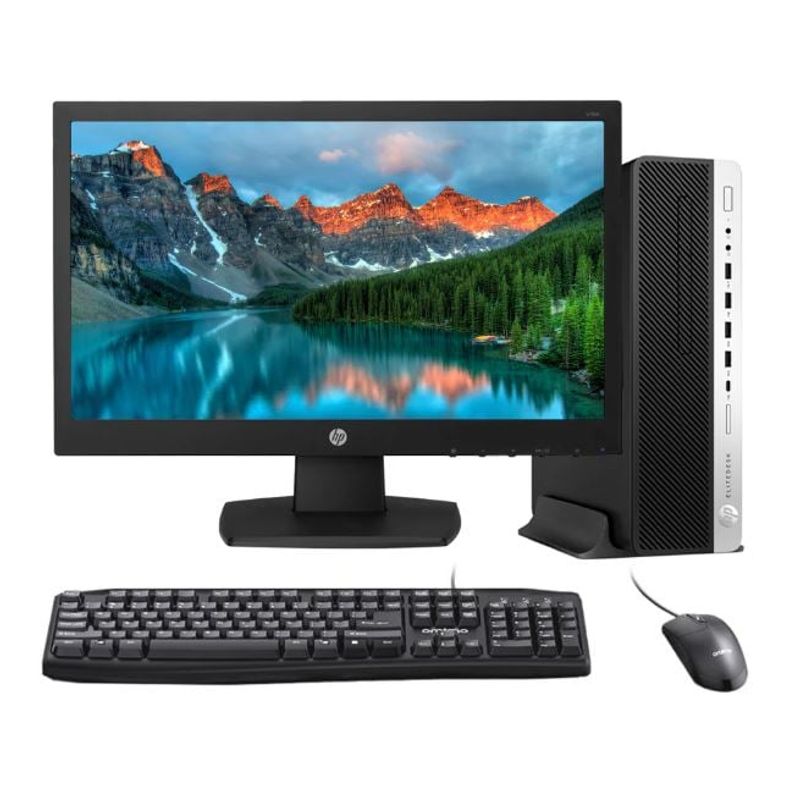 HP - KIT MONITOR + PC HP Prodesk 400 G4 SFF (i7-6ta 16GB 1TB SSD) Reacondicionado