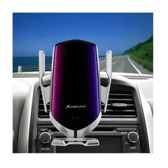 GENERICO - Soporte De Celular Para Auto censor de ajustable plateado