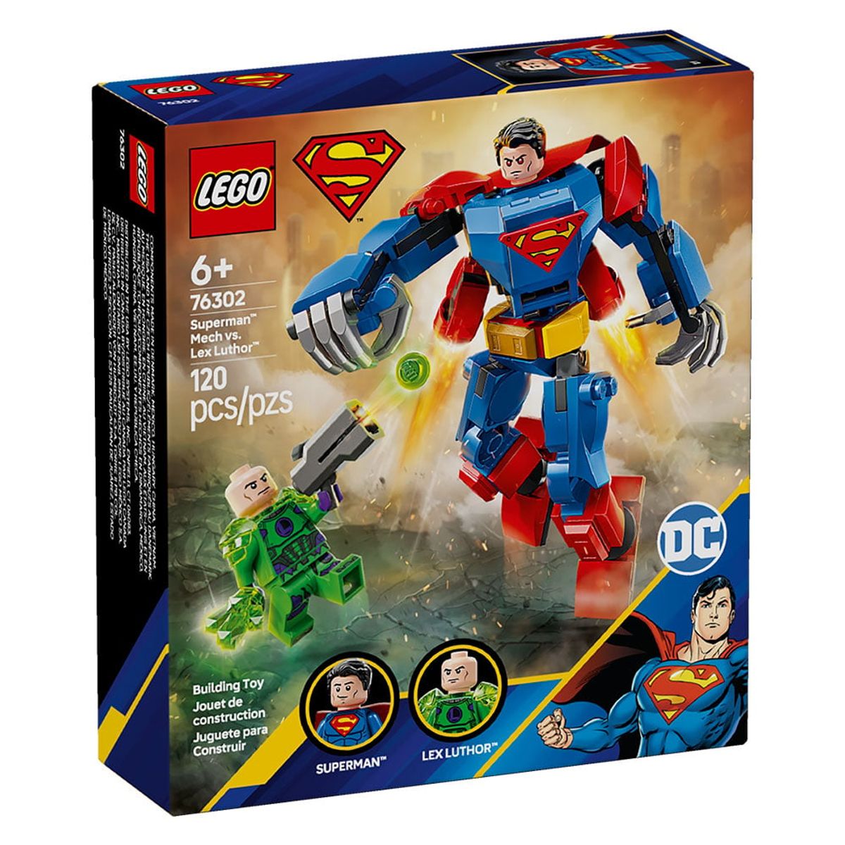 LEGO - Armadura Robótica de Superman™ vs. Lex Luthor™ (76302)
