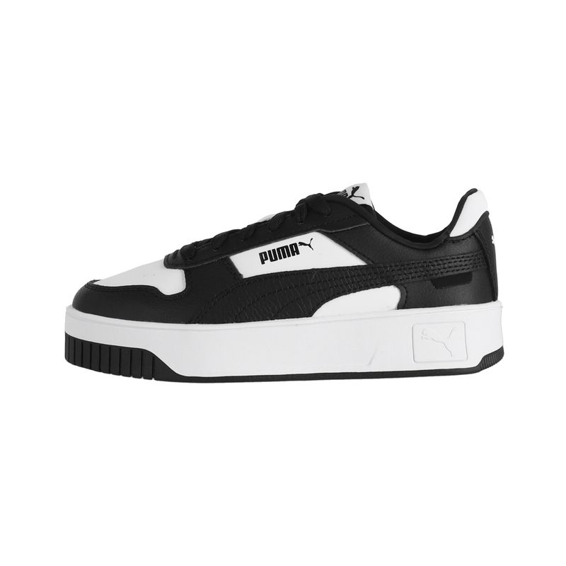 PUMA - Zapatilla Puma Carina Street Mujer Negras/Blancas