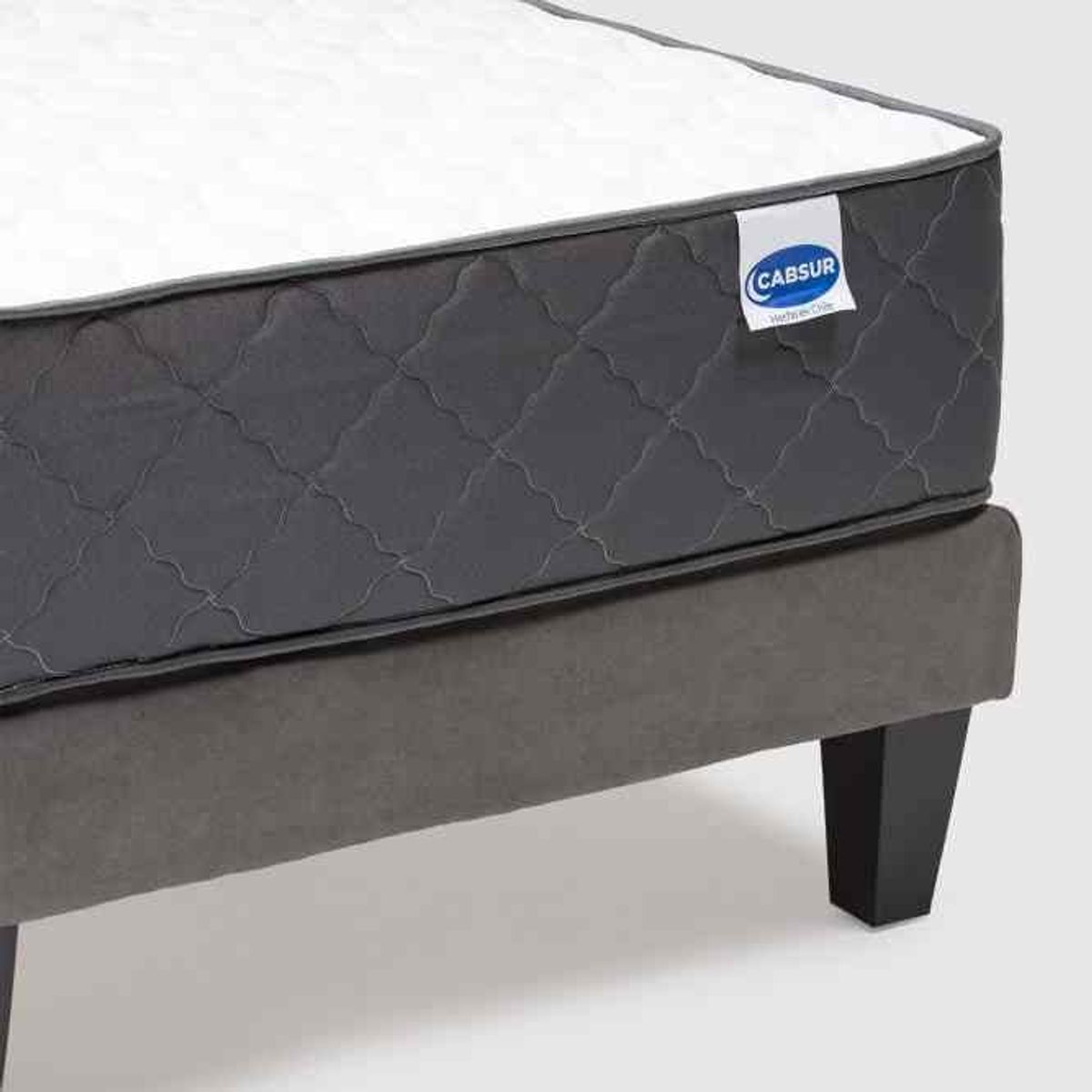 CABSUR - BASE CAMA MAX 1 PLAZA GRIS