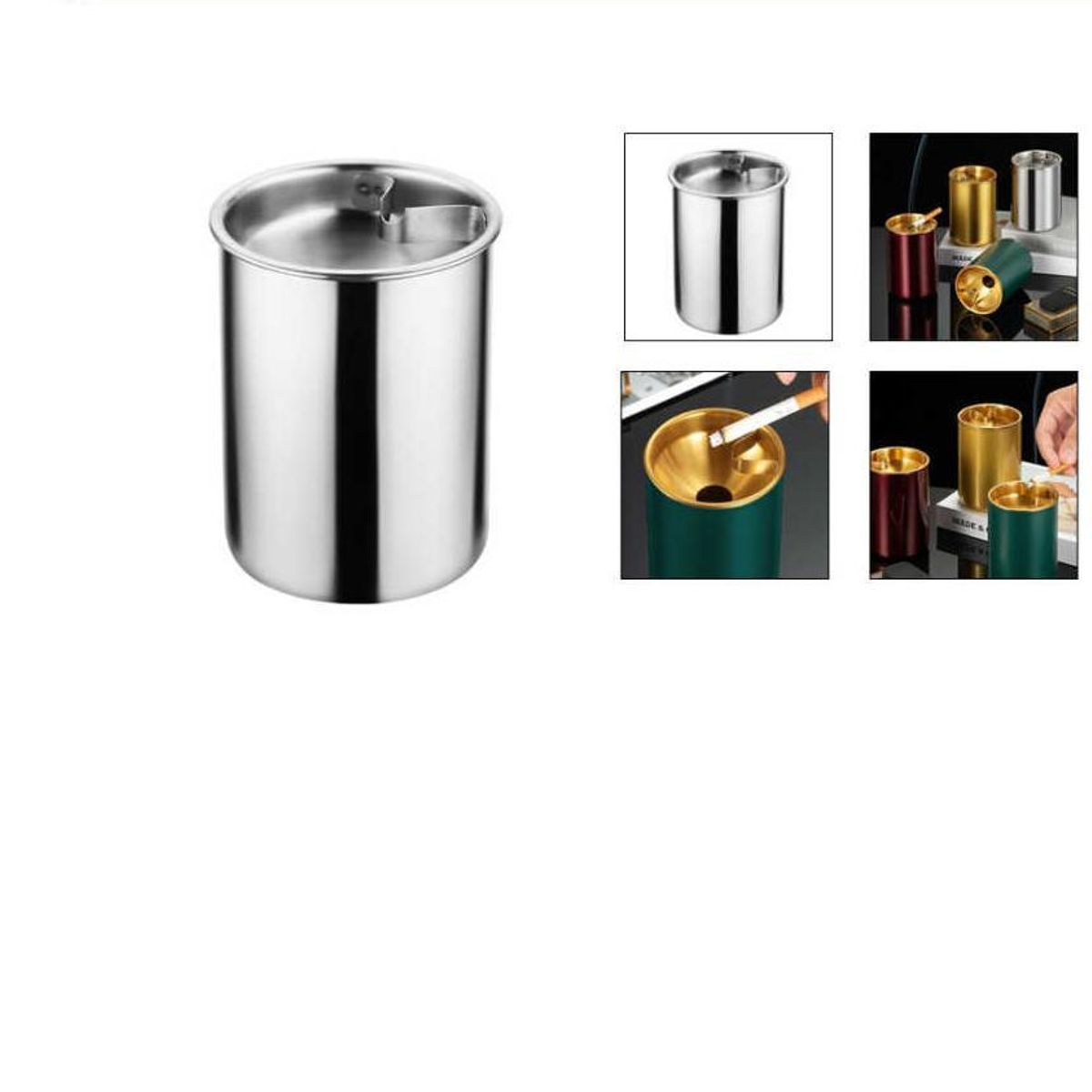 GENERICO - Cenicero Metal  para auto