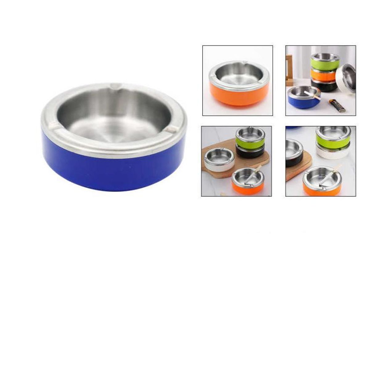 GENERICO - Cenicero  Metálico Colores