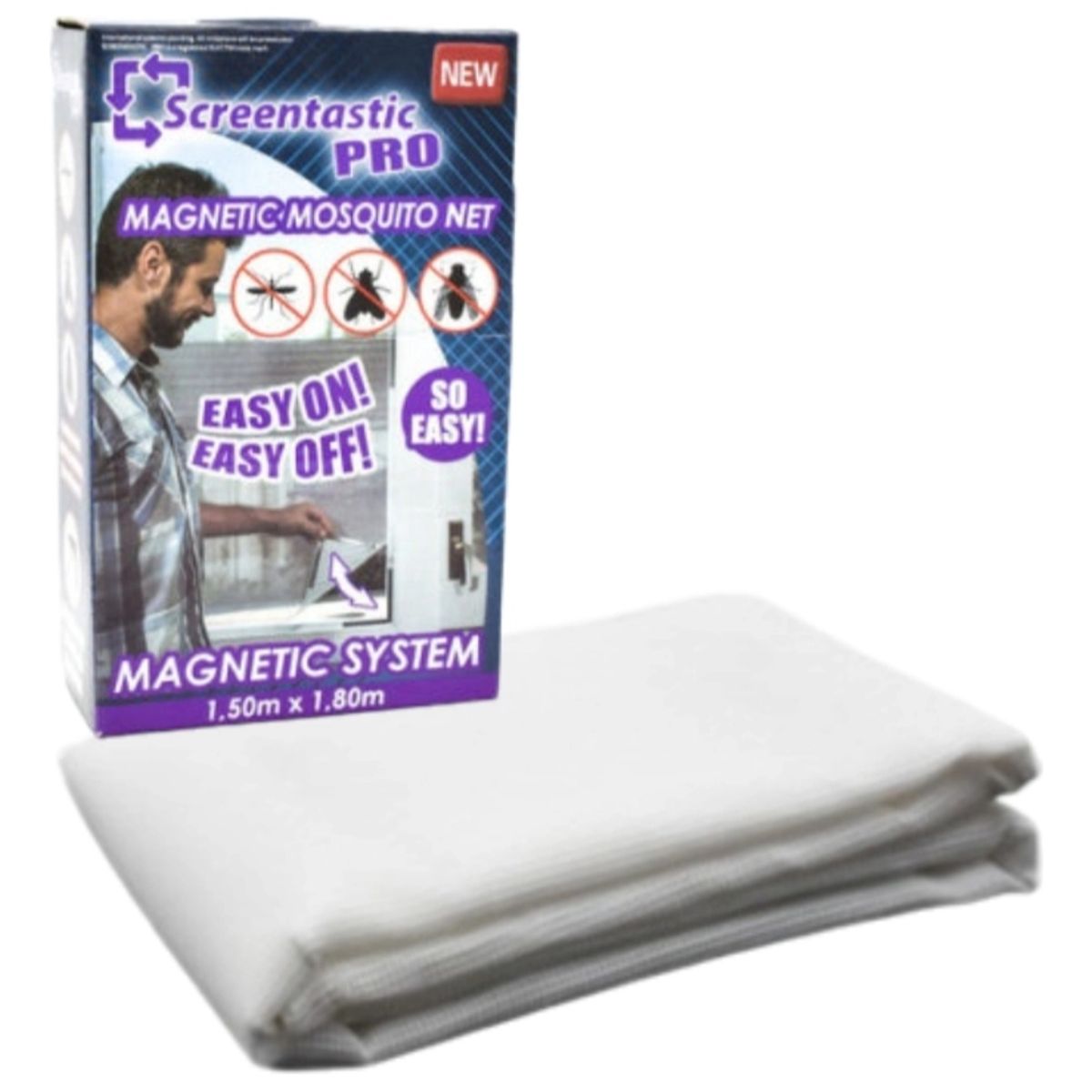 GENERICO - Malla Magnético Antimosquito Moscas Zancudos Malla