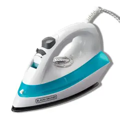 BLACK+DECKER - Plancha de Ropa Con Vaporizador Black + Decker IRBD100-CL - Blanco