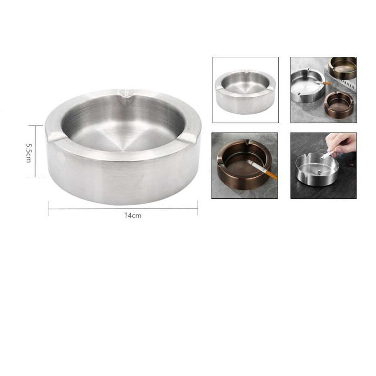 GENERICO - Cenicero Metalico  14CM