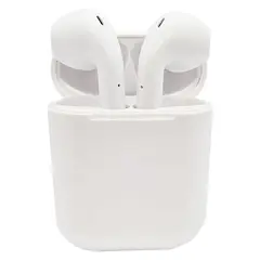 GENERICO - AUDIFONOS INALAMBRICOS BLUETOOTH I12 TWS BLANCOS