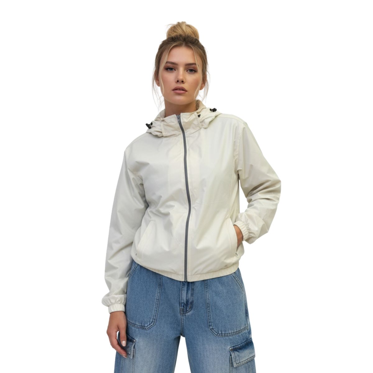 D'JOE - Cortavientos Impermeable Mujer