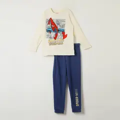 MARVEL - Pijama Niño Spiderman Viñeta Beige