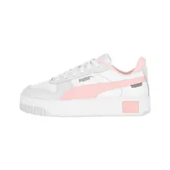 PUMA - Zapatilla Carina Mujer White/Pink