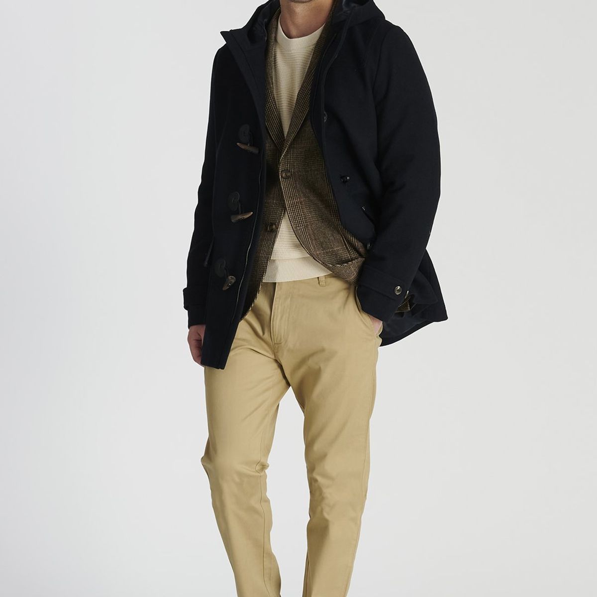 NEW MAN - Abrigo Montgomery Heritage Azul Newman