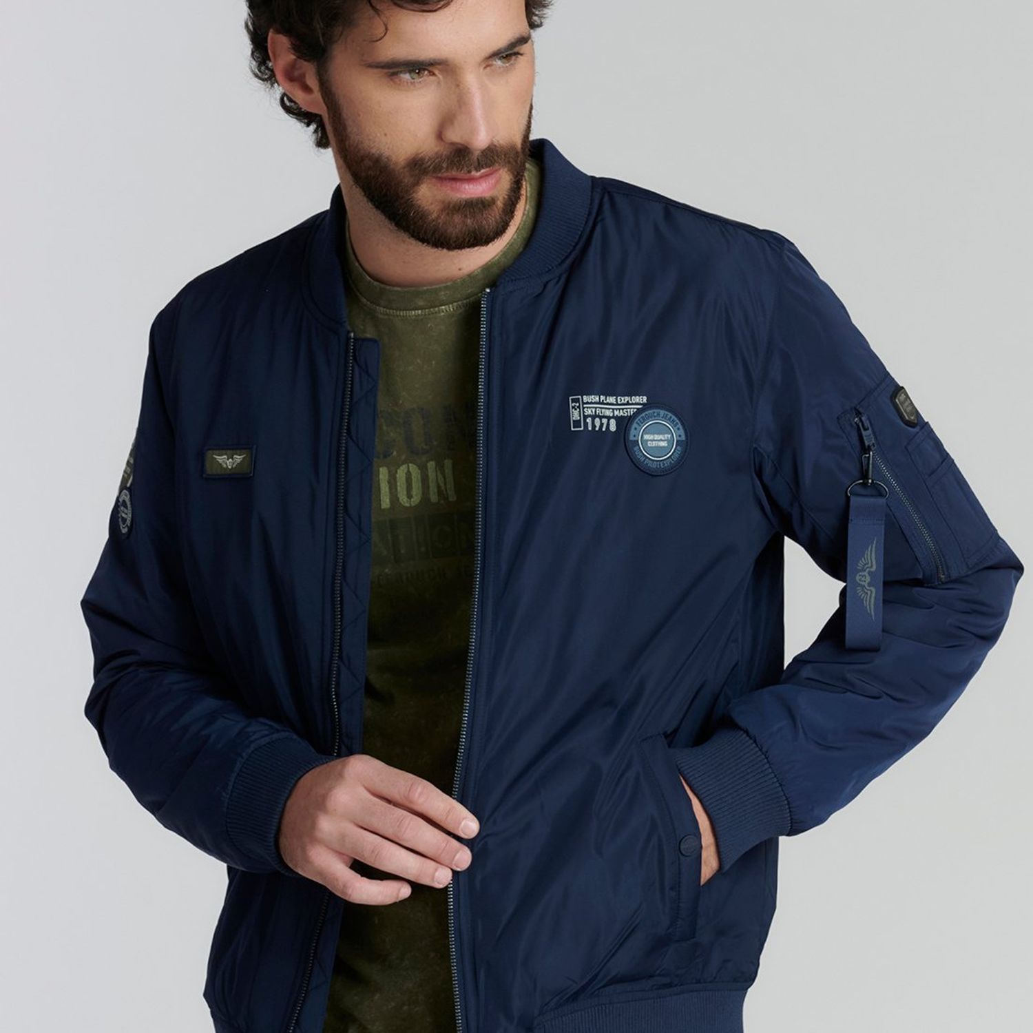 FEROUCH Chaqueta Pilot Fj Fjs Azul Ferouch | Falabella Chile
