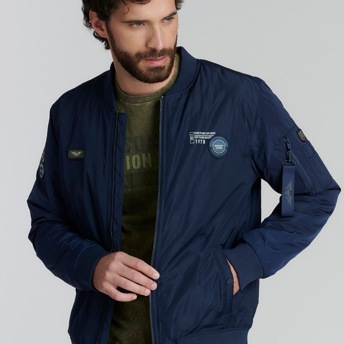 FEROUCH - Chaqueta Pilot Fj Fjs Azul Ferouch
