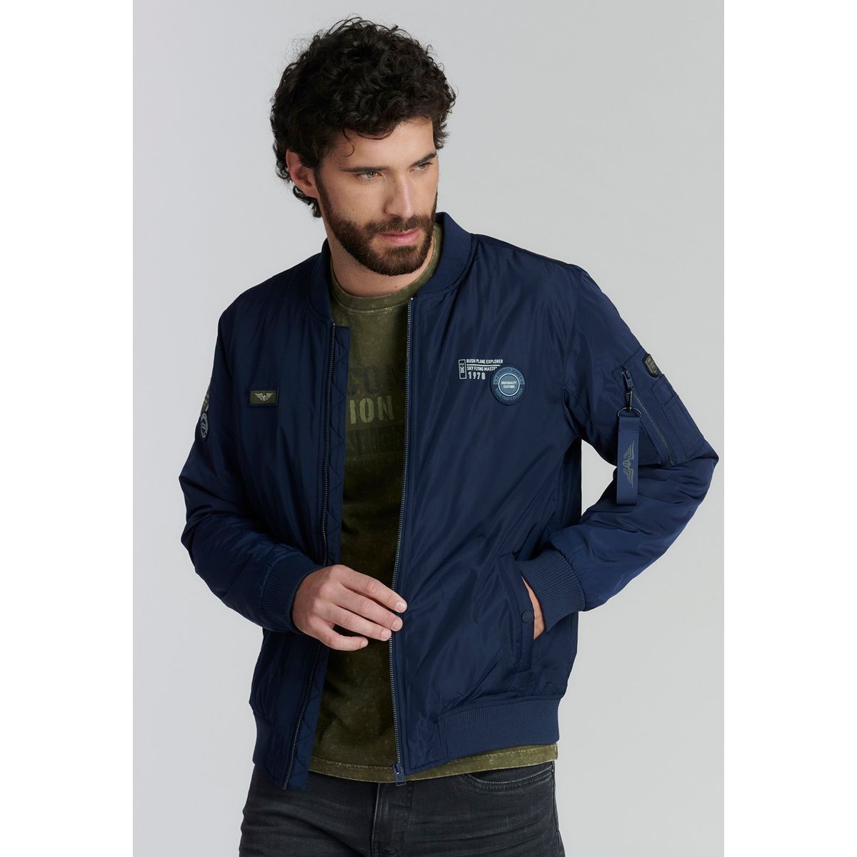 FEROUCH - Chaqueta Pilot Fj Fjs Azul Ferouch