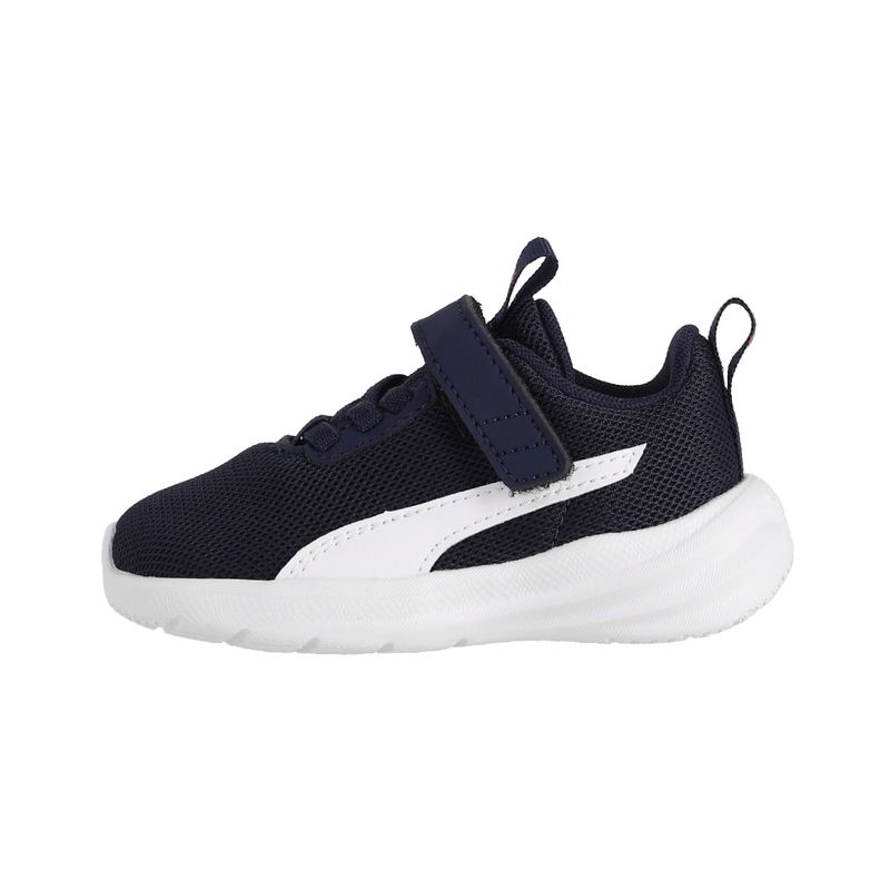 PUMA - Zapatilla Puma Rickie Runner Niños TD Azules/Blancas