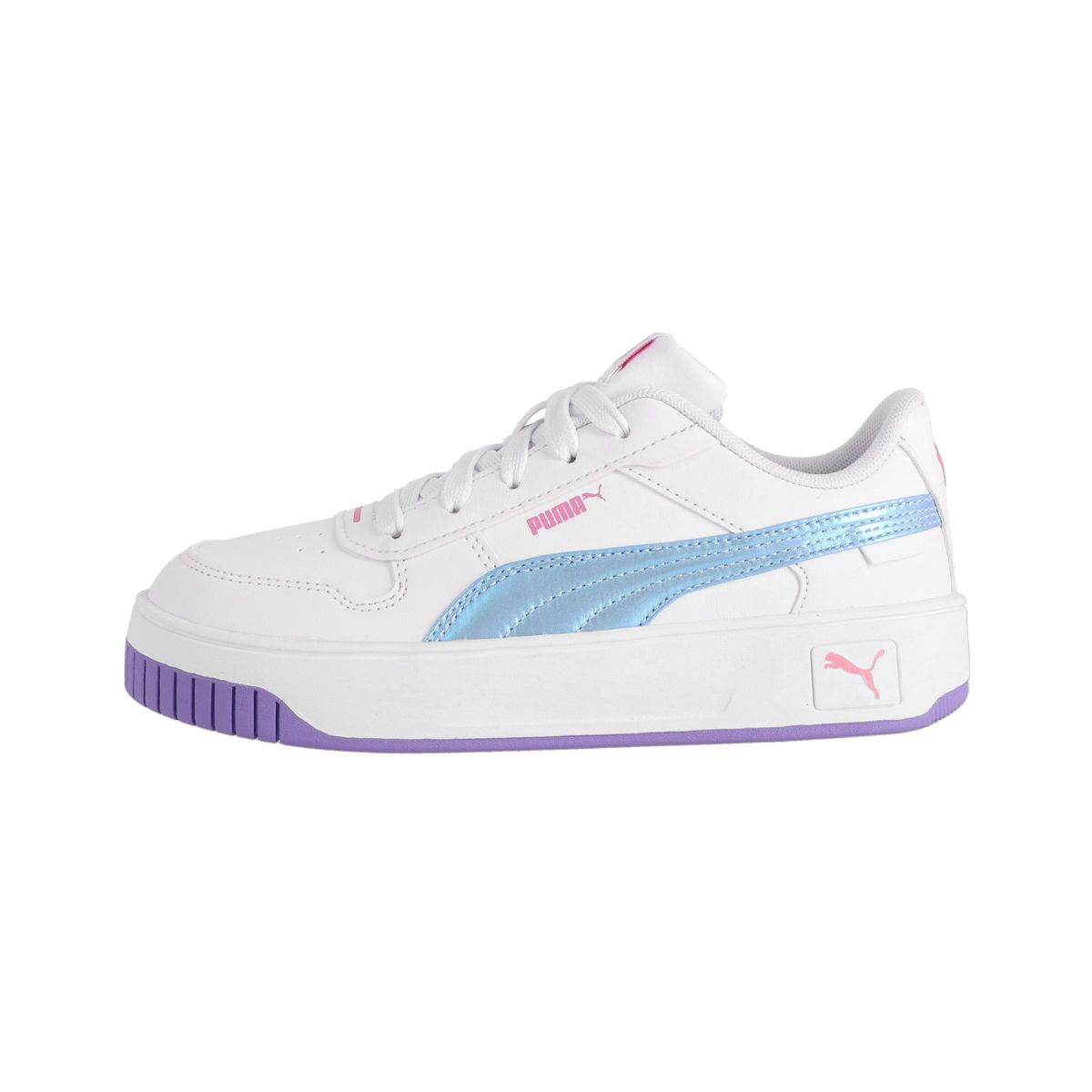 PUMA - Zapatilla Puma Carina Street Bouncy Sky Niña Blanca/Celeste